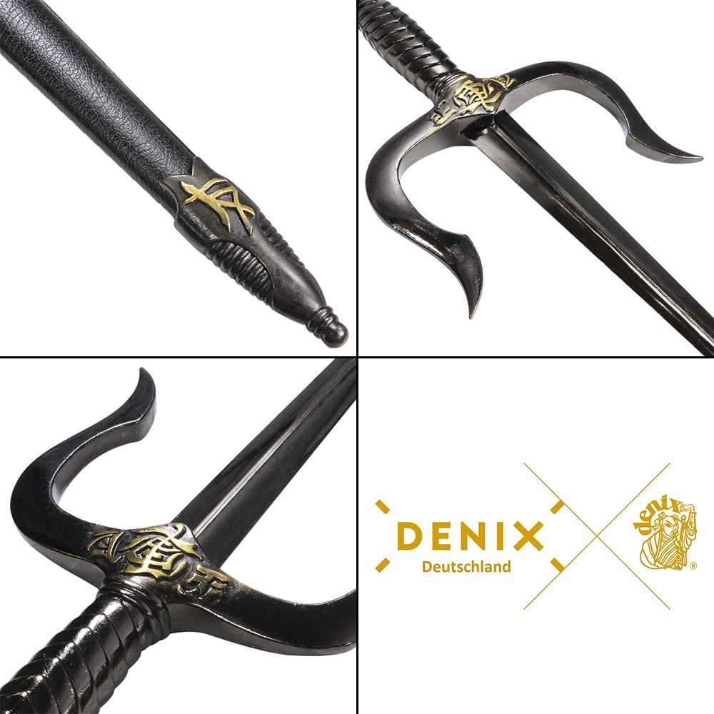 DENIX サイディフェンスダガー 釵 4178N レプリカ Black | ミリタリー