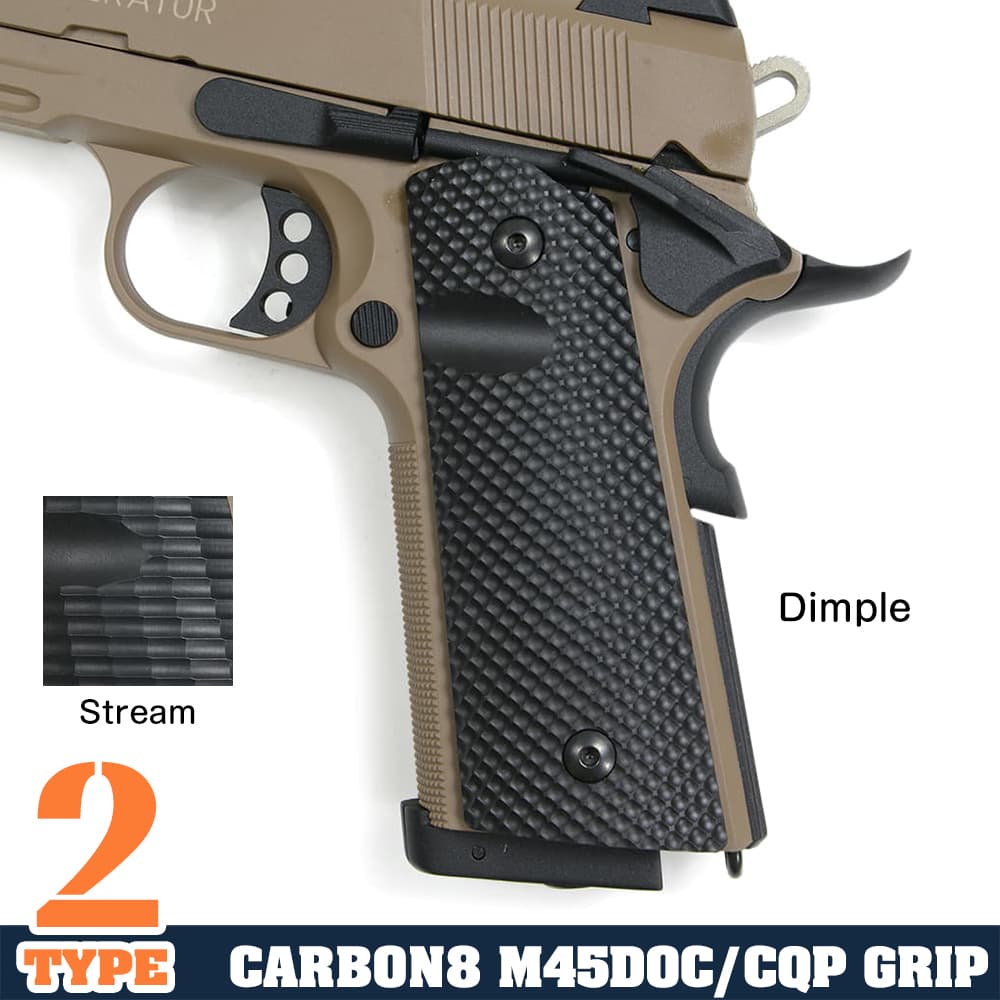 Carbon8 カスタムグリップパネル M45 DOC/CQP専用 | ミリタリー