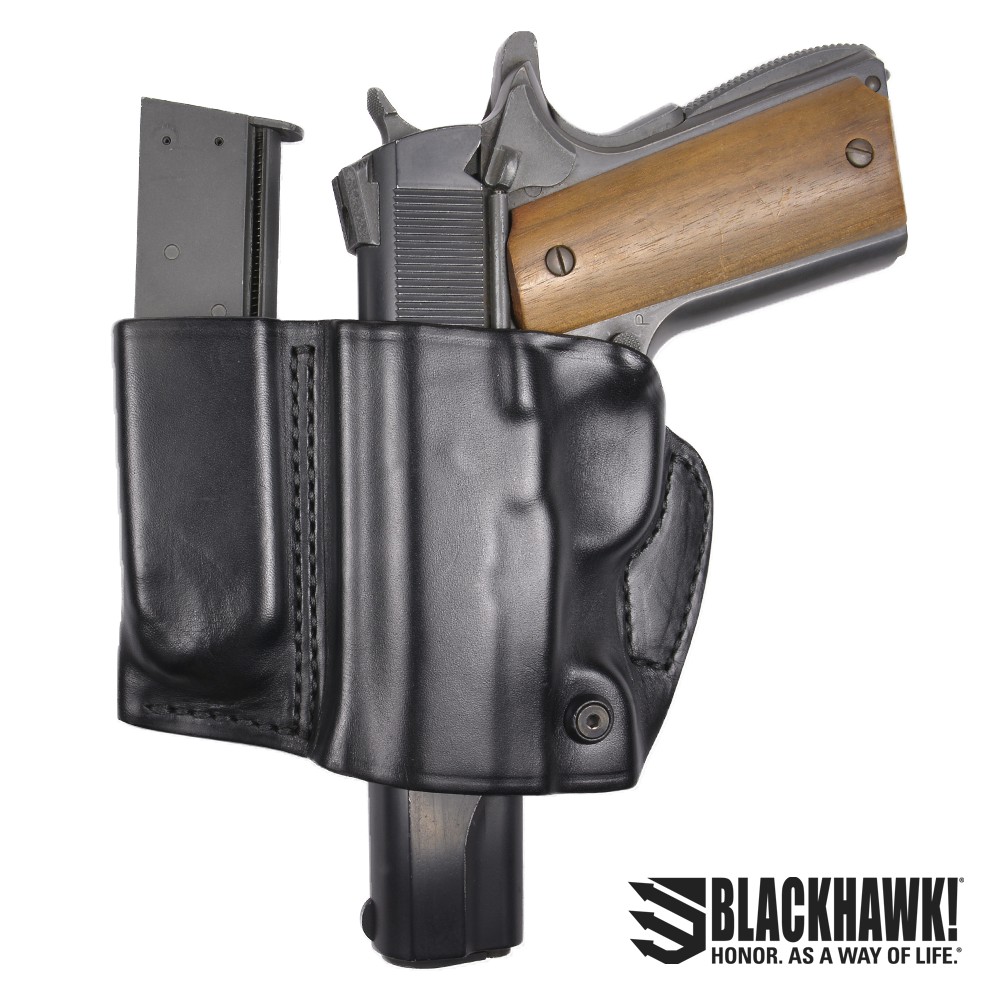 BLACKHAWK スライドホルスター M1911 ガバメント用 レザー製
