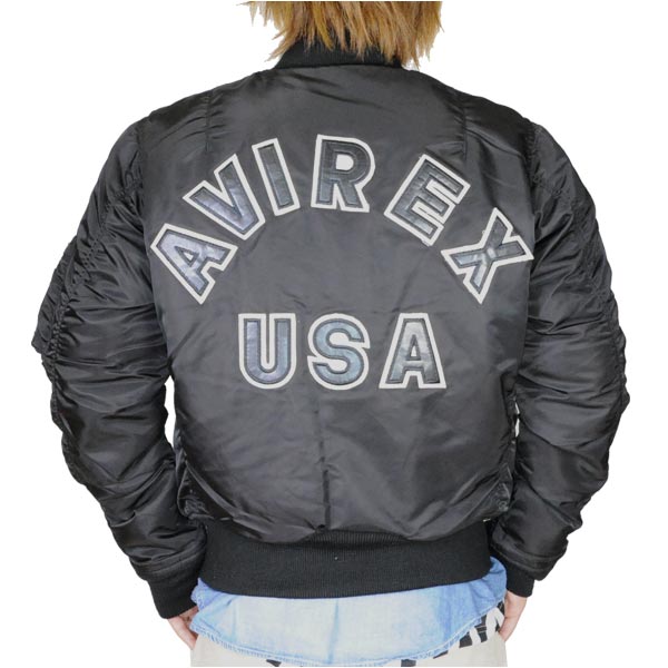 AVIREX MA-1 フライトジャケット コマーシャルロゴ | ミリタリー