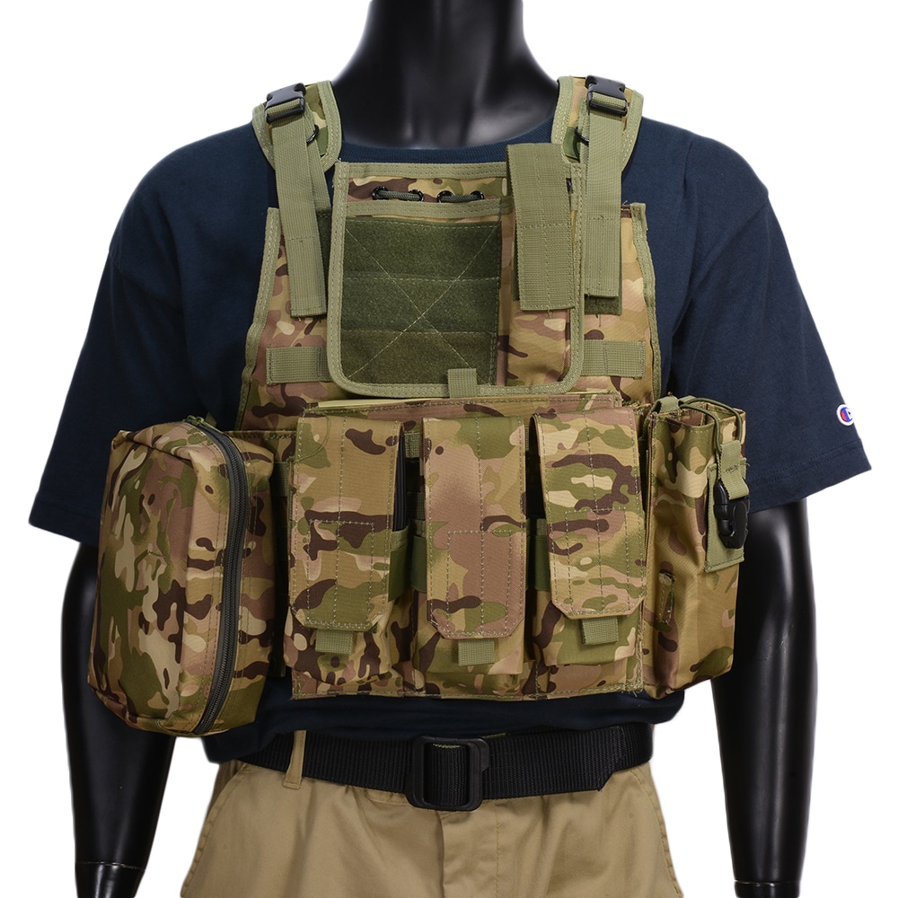 プレートキャリア MOLLE マグポーチ他 4種ポーチ付属 | ミリタリー