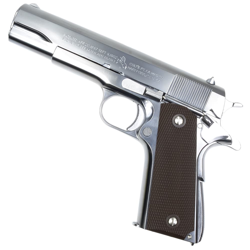 マルシン 発火式モデルガン 完成品 COLT GOVERNMENT M1911A1 シルバー