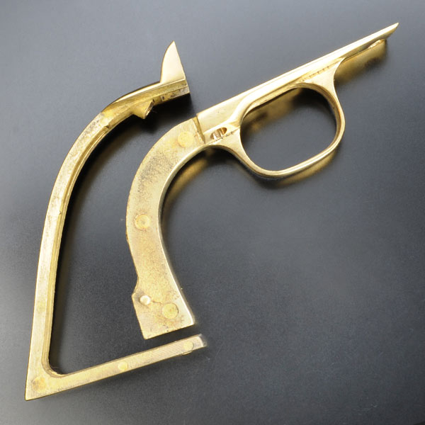 タナカ SAA専用パーツ 真鍮 バックストラップ&トリガーガード