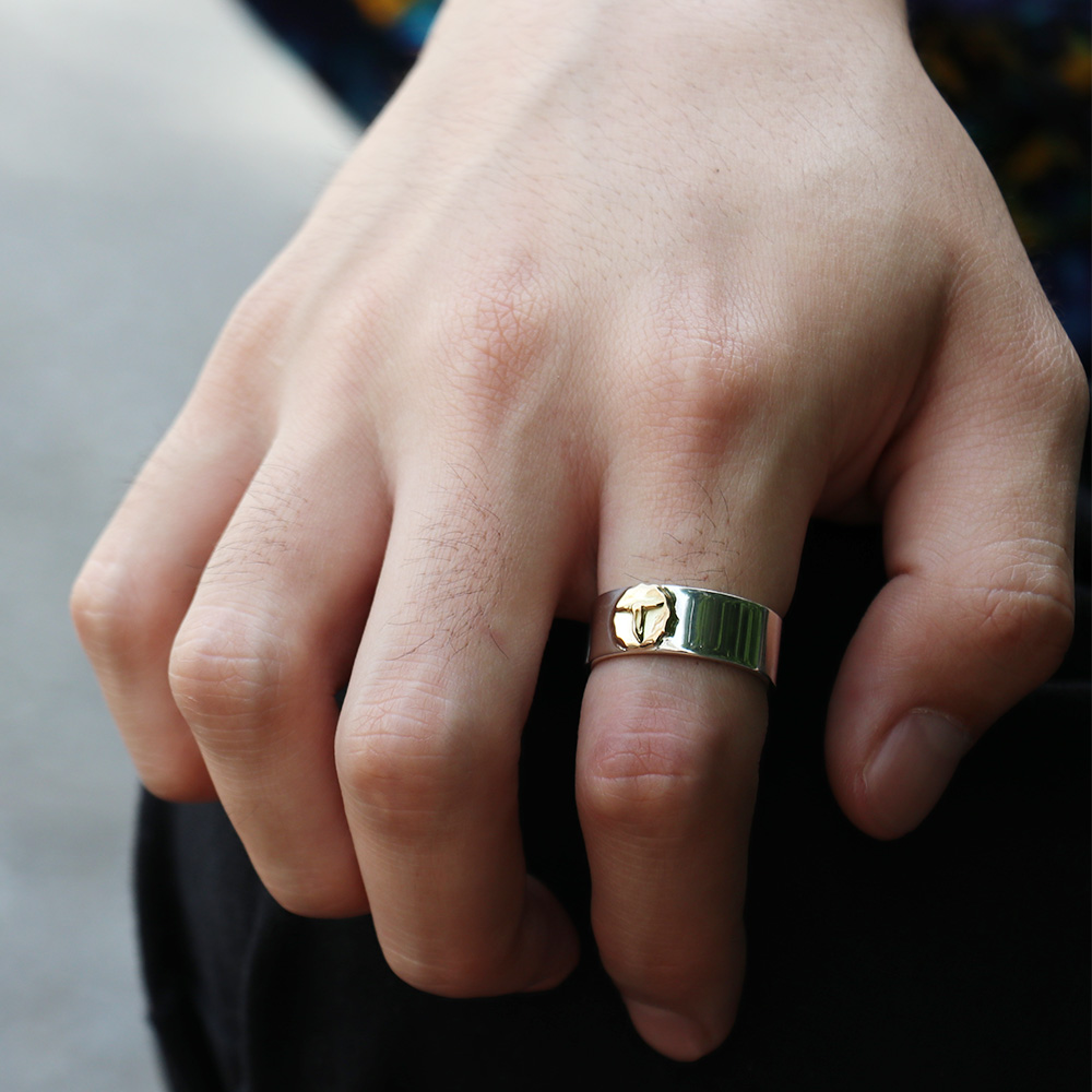 TADY&KING平打ちリングK18ロングホーン ALL ITEM TADY＆KING ONLINE STORE