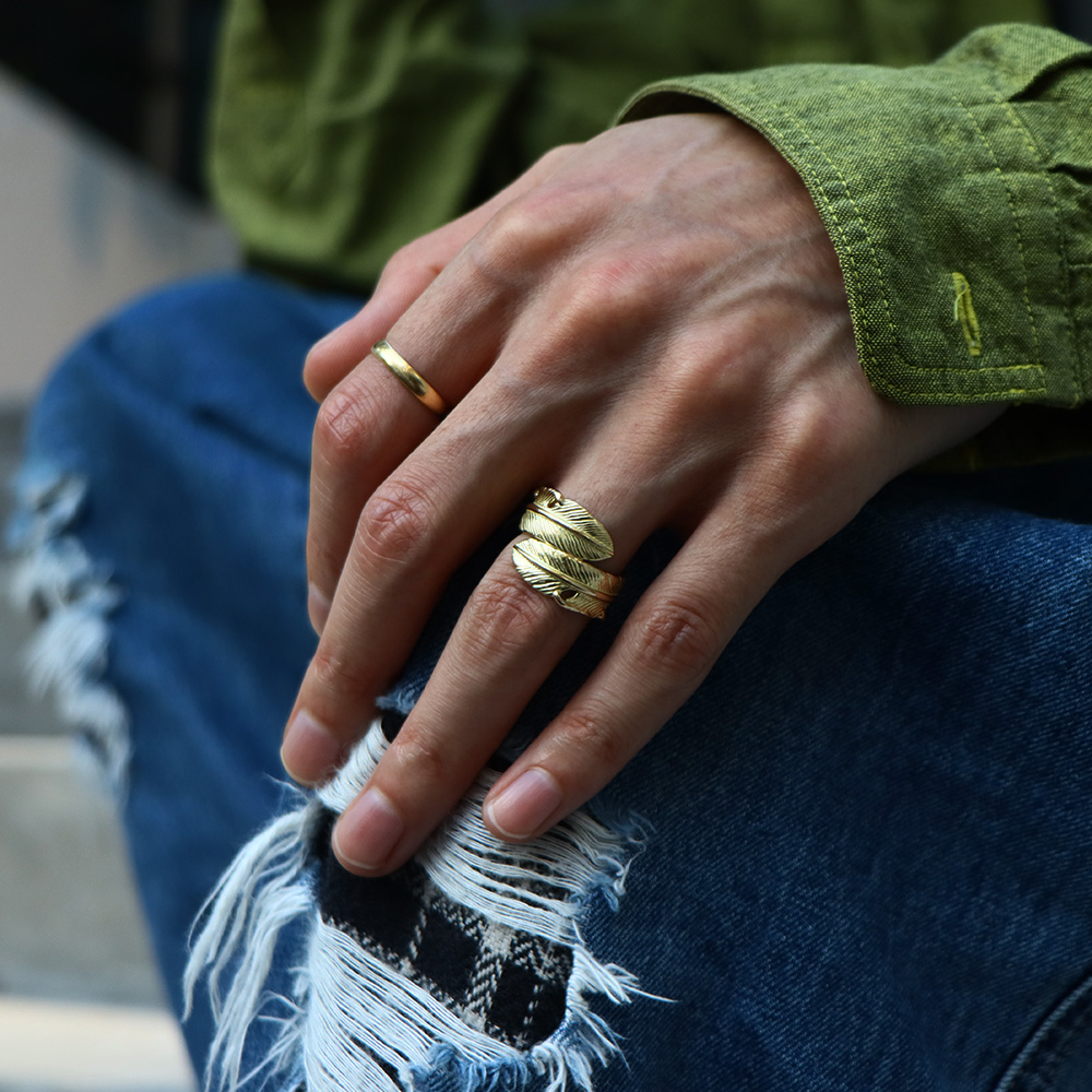TADY&KING［ORDER ITEM］ダブルフェザーリング全金 レギュラー Ring