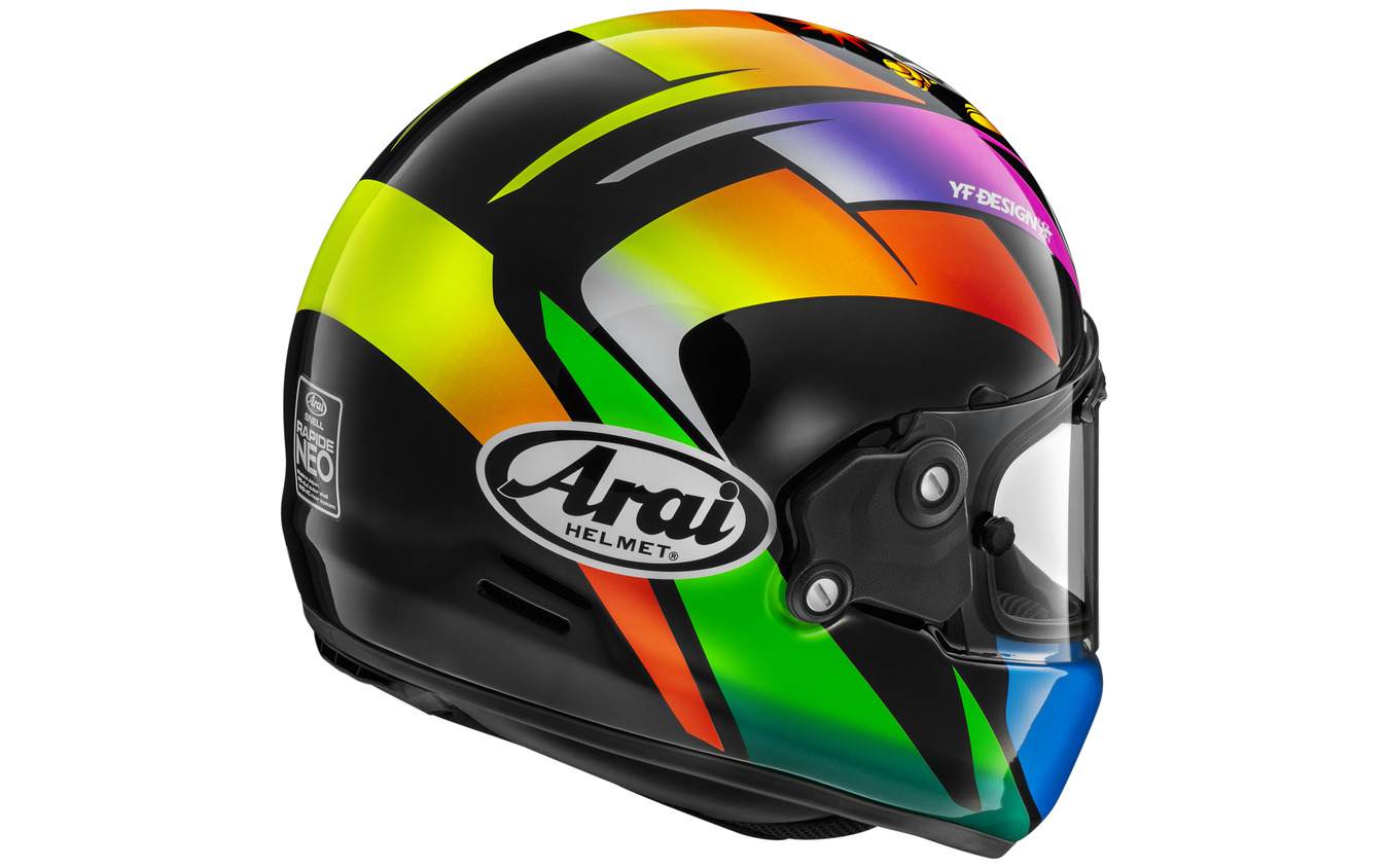 アライヘルメット、原田＆坂田モデルの復刻版「ラパイド・ネオ