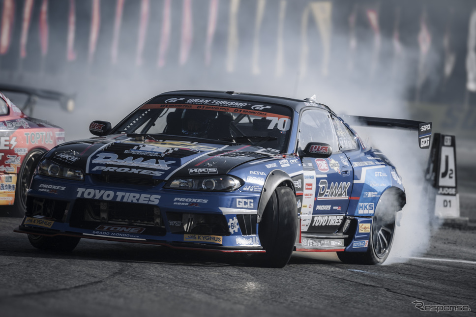 松山北斗が『GRカローラ』D1GP初投入で単走優勝！第3-4戦筑波の