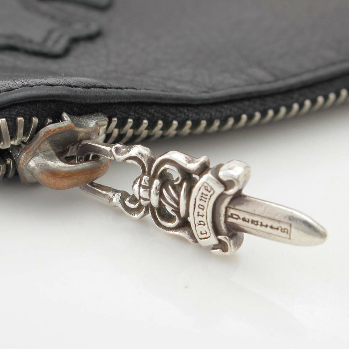 クロムハーツ Chrome Hearts クロスパッチ チェンジパース レザー