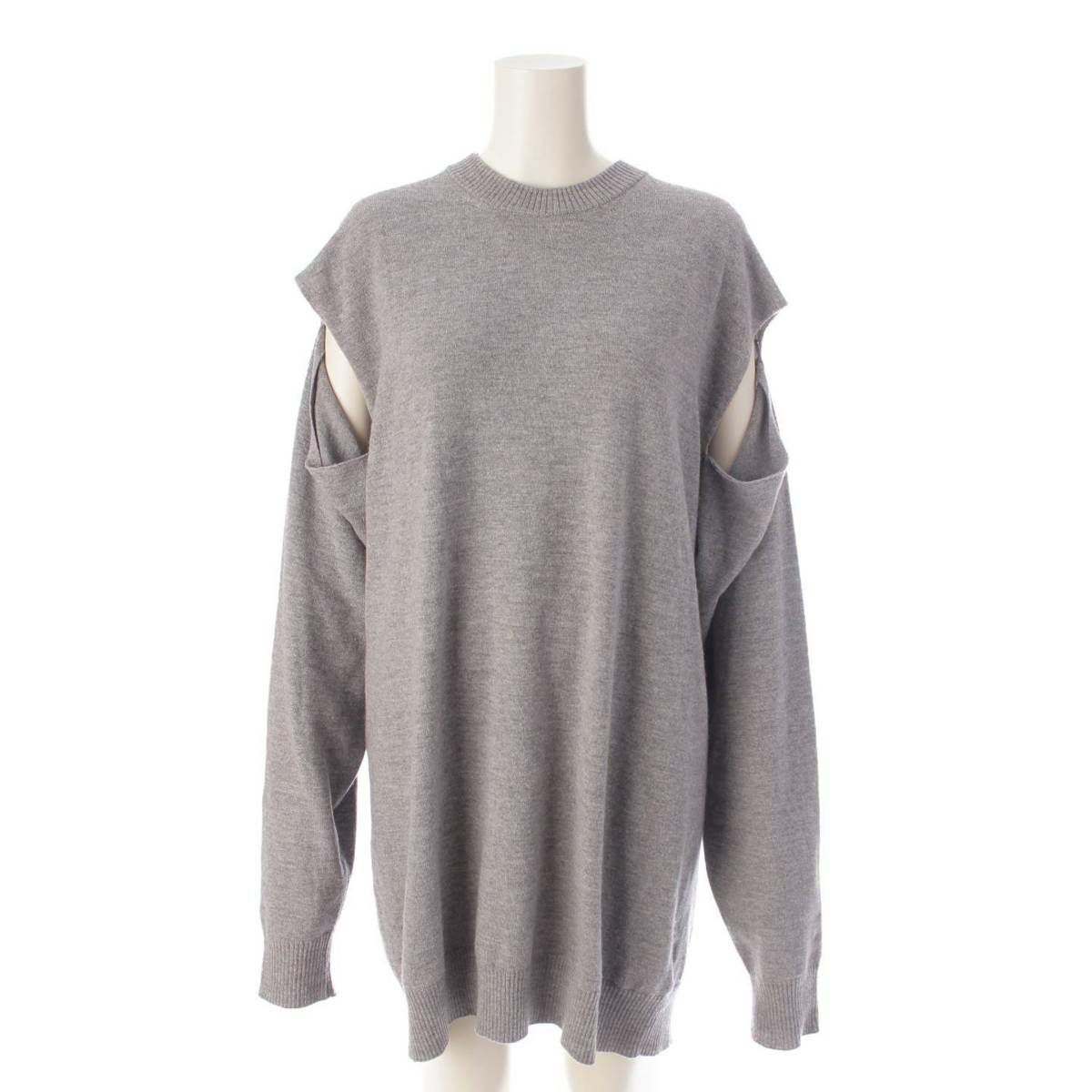 メゾンマルジェラ 19年 カシミヤ混 ウール ニット ワンピース ドレス