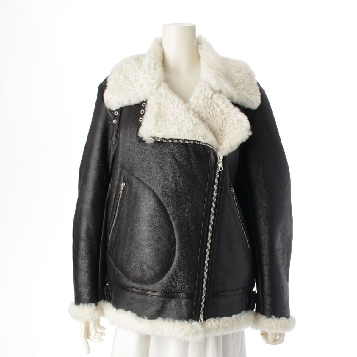 ドゥロワー ムートン レザー 青山店15周年限定 ダブル ライダース