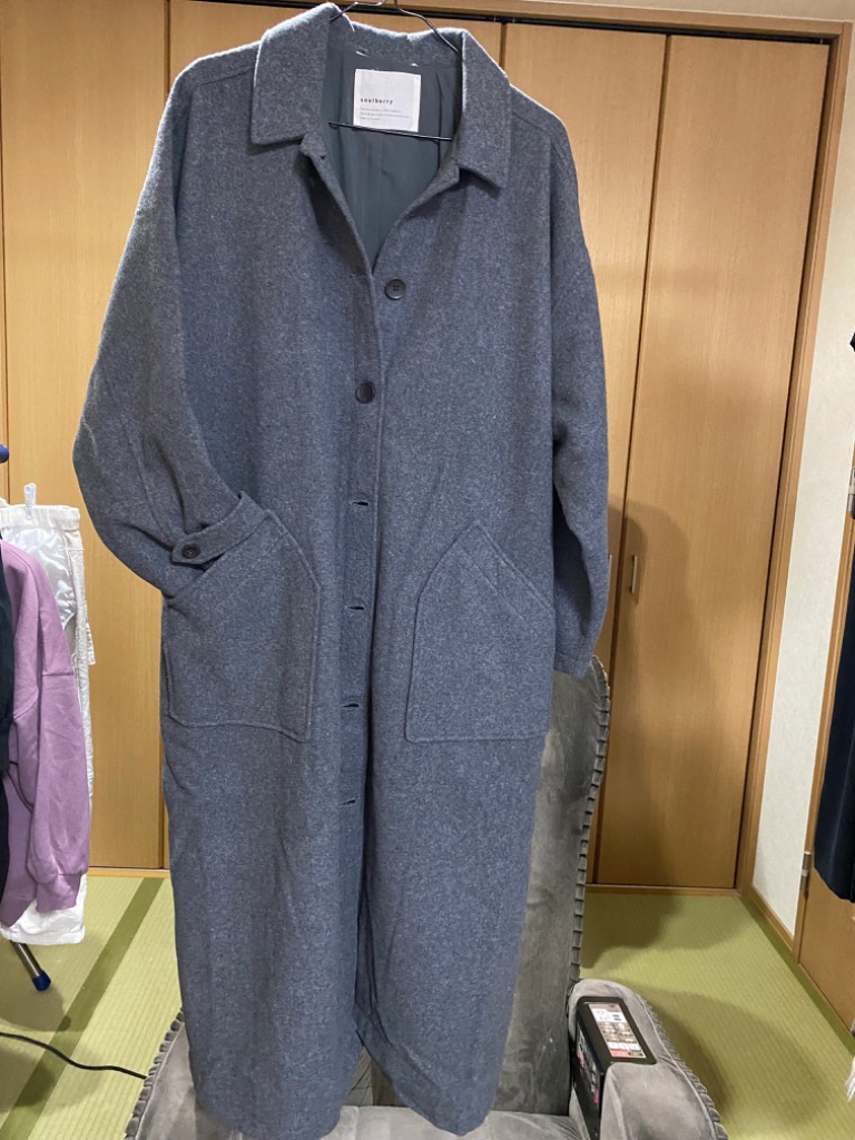 soulberry（ソウルベリー） ステンカラーコート コート ウールで「着