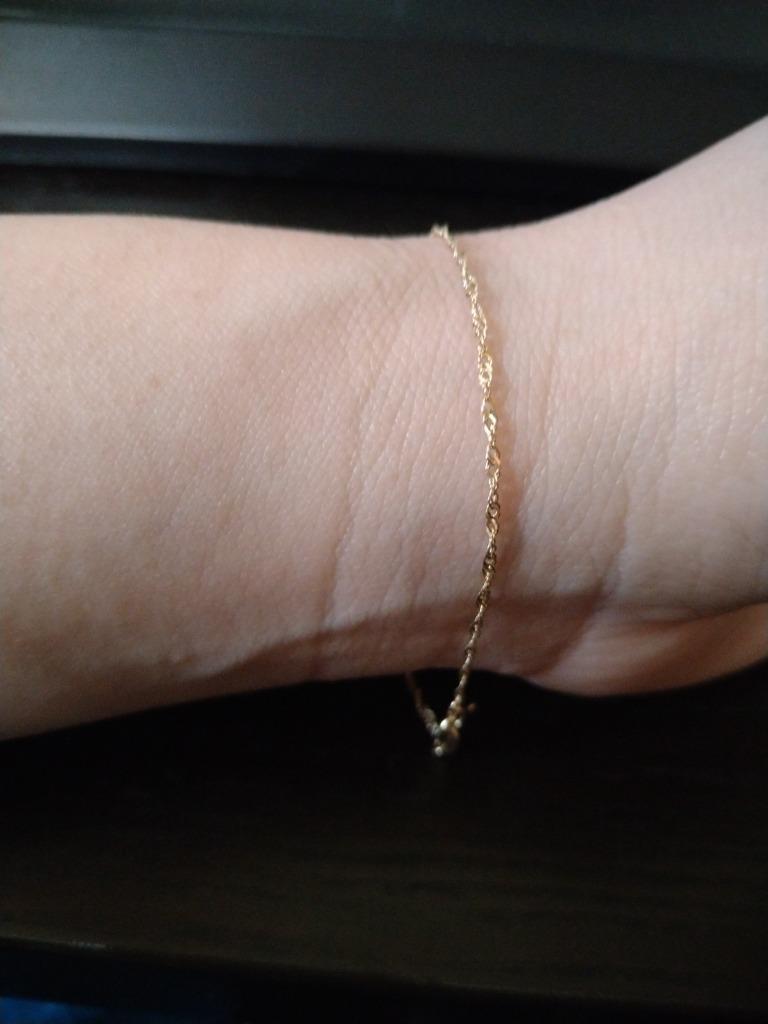 ete（エテ） ブレスレット K10YG スクリューチェーン ブレスレット