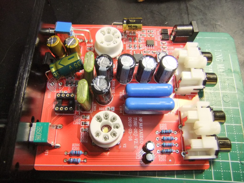 FX AUDIO FX-AUDIO- TUBE-00J[ブラック]本格真空管ラインアンプ : NFJ