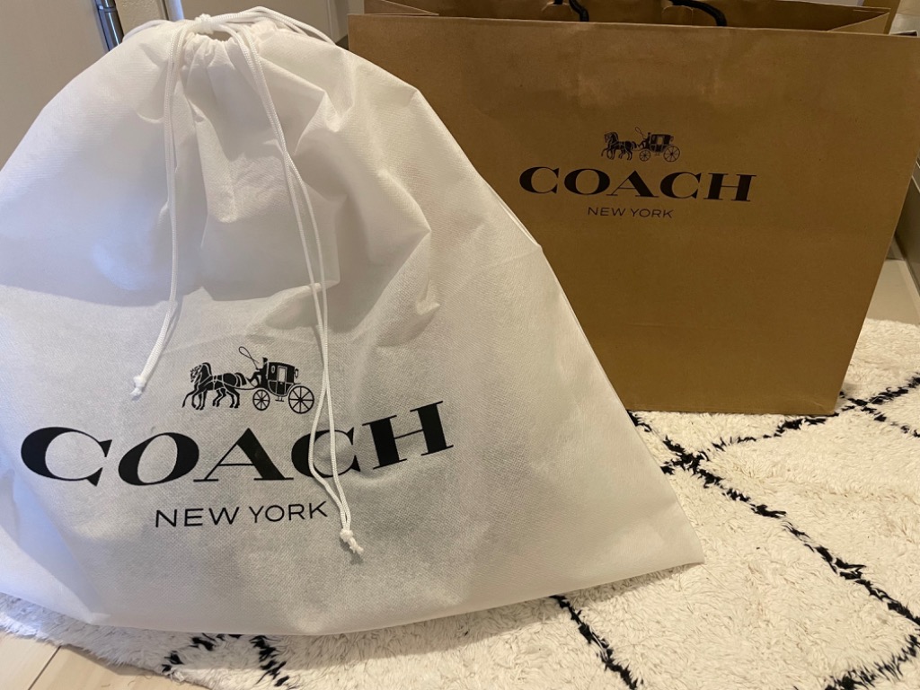 COACH（コーチ） バッグ 紙袋 巾着保存袋 2点セット ショップバッグ