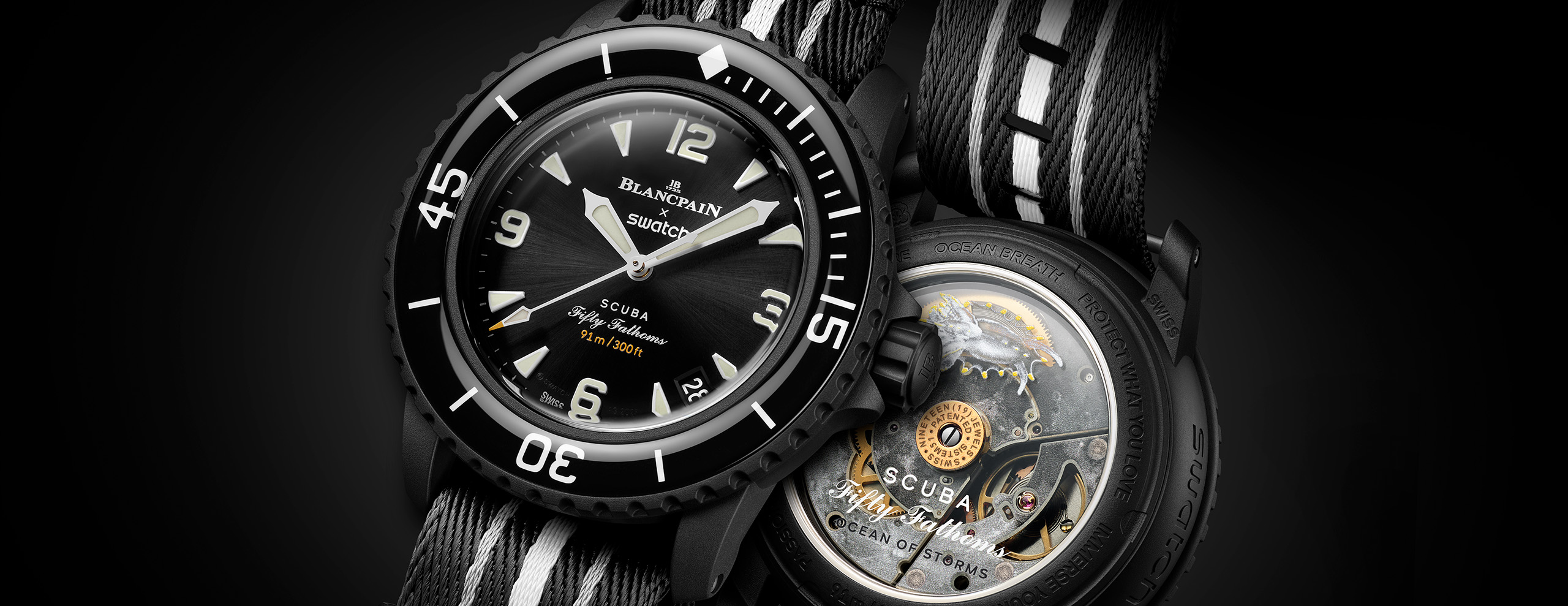 The Swatch x Blancpain Scuba Fifty Fathoms Ocean of Storms