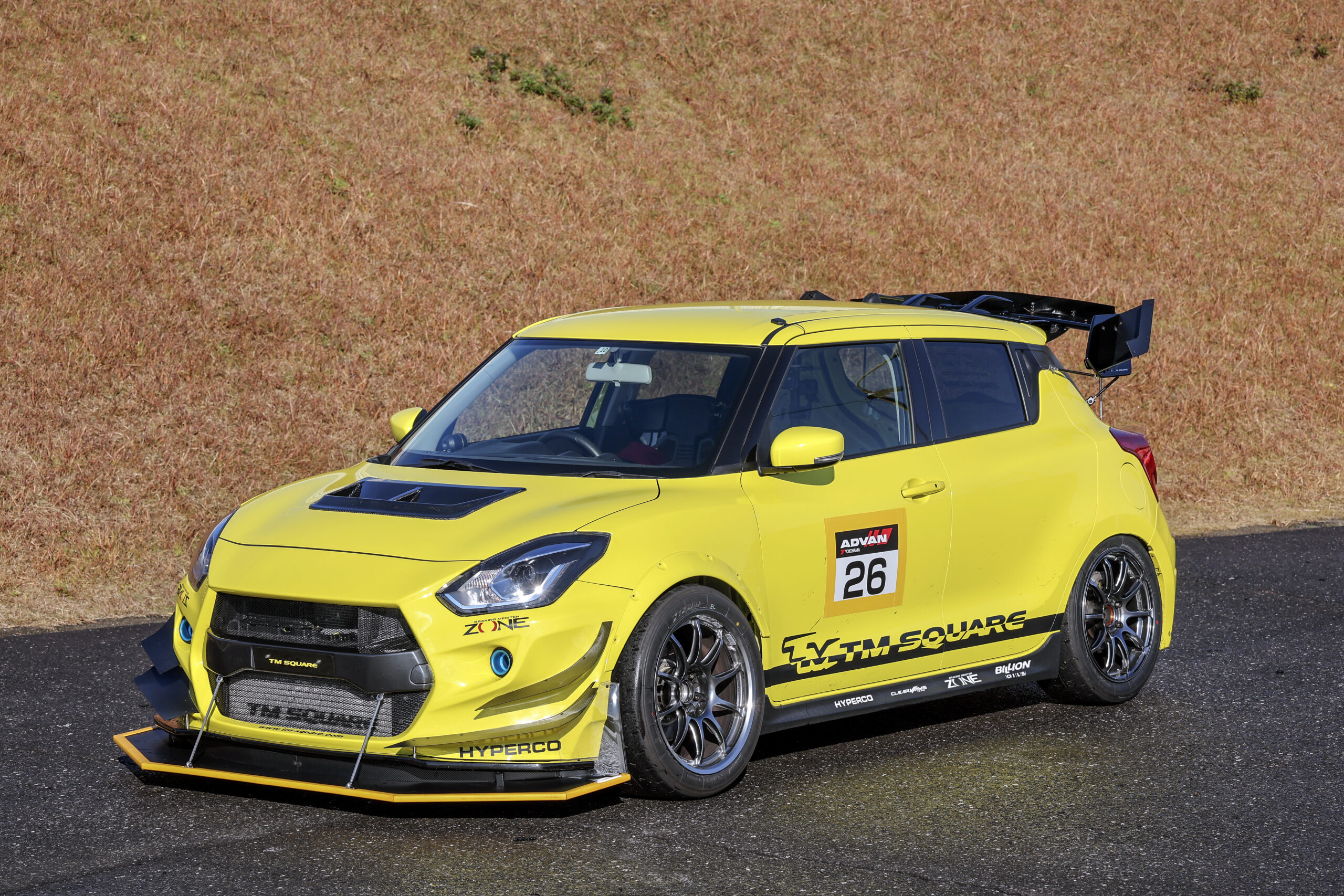 オープンクラスでスイフトの一番時計を狙う「TMスクエア ZC33Sスイフト