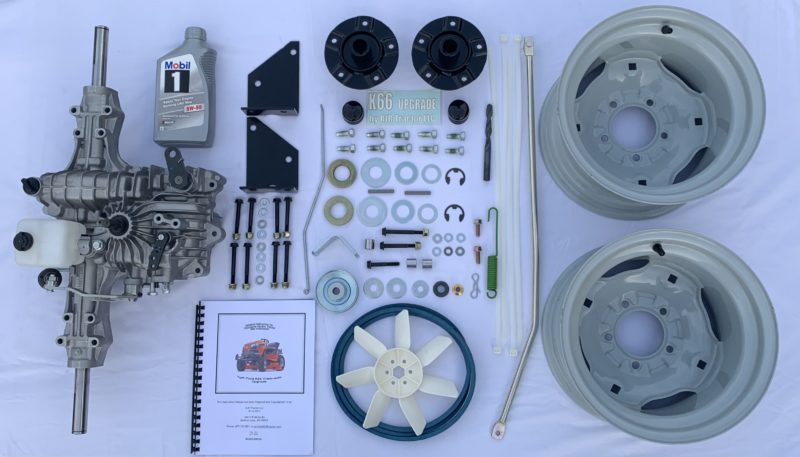 K66 Upgrade kit for Husqvarna tractors with hand controls - RJR