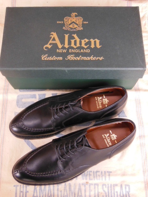 新品 ALDEN オールデンコードバン Vチップ 961 ブラック/8.5B - ROCK-A