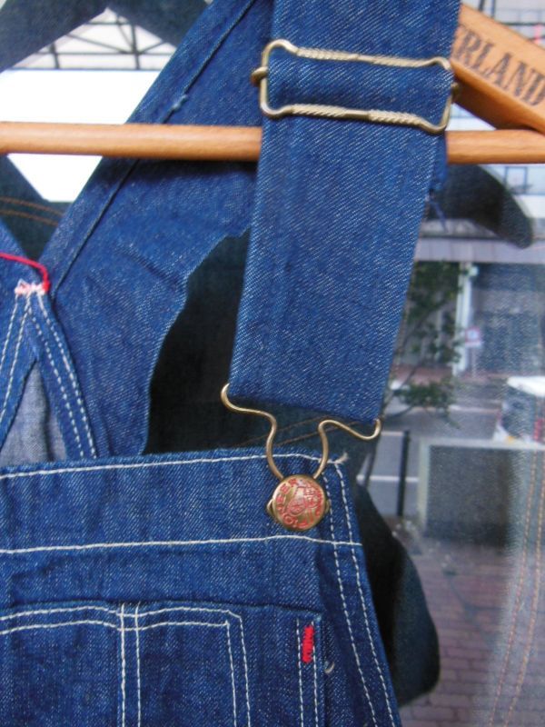 1950'S MONTGOMERY WARD PIONEER DENIM OVERALLS 32X31 - ROCK-A-HULA