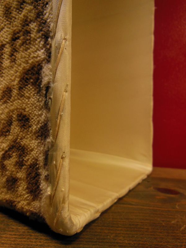 1950'S ROYAL HAEGER BLACK PANTHER/LEOPARD SHADE LAMP/1/ブラック