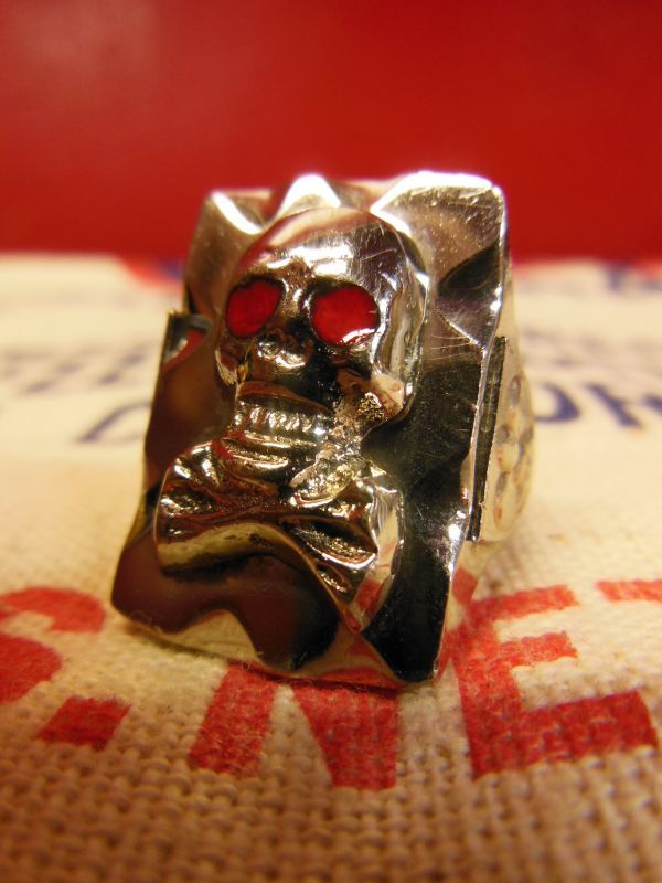 1950'S〜 VINTAGE SKULL MEXICAN RING ビンテージ メキシカン リング