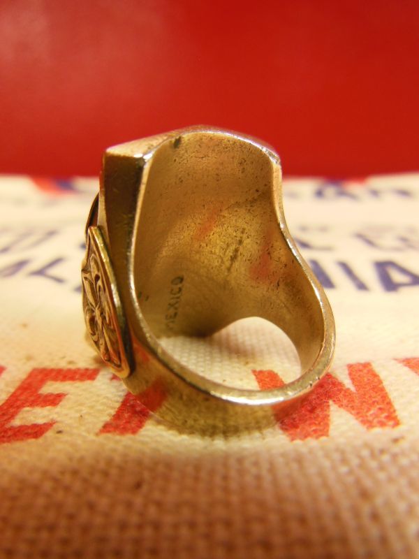 1950'S〜 VINTAGE HORSESHHOE MEXICAN RING ビンテージ メキシカン