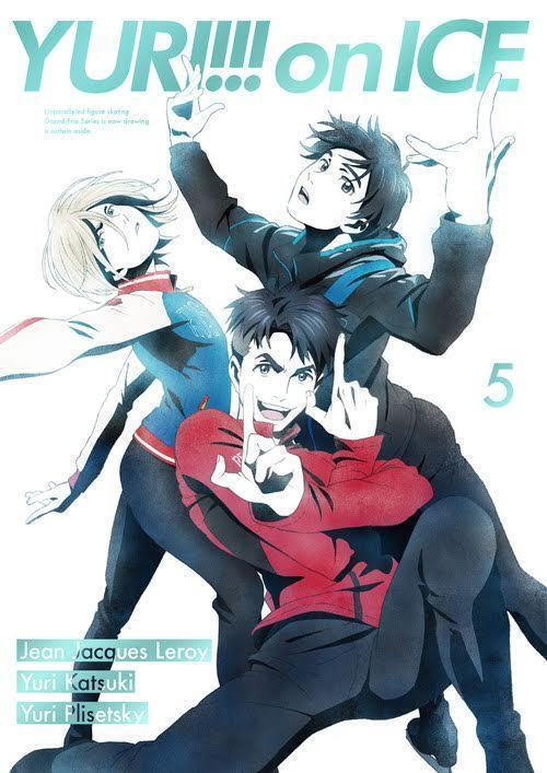 ユーリ!!! on ICE』第5巻のジャケはふたりの「ユーリ」＆JJが登場