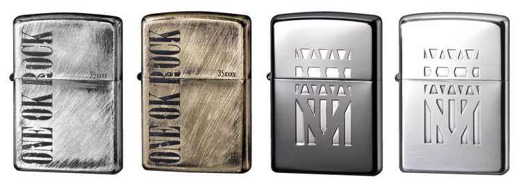 ONE OK ROCK×Zippo、メンバーがデザイン監修したライター販売 (2015/02