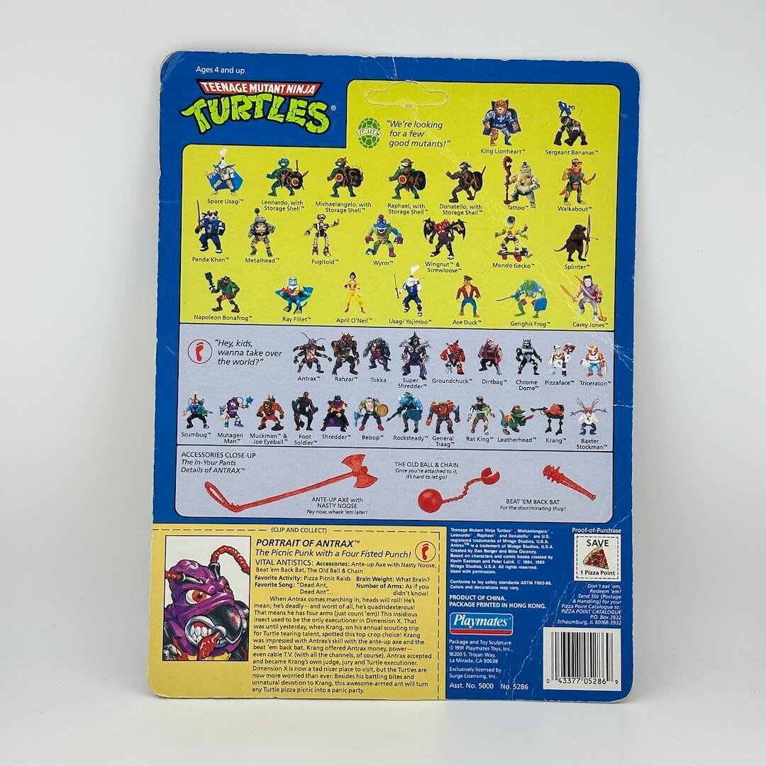 Anthrax|1991|Teenage Mutant Ninja Turtles Figure|Rockin Rudy's Attic