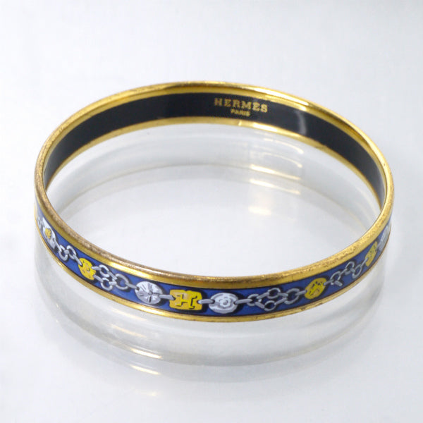 HERMES チェーン柄 エマイユPMバングル（青系） – Vintage Shop Rococo