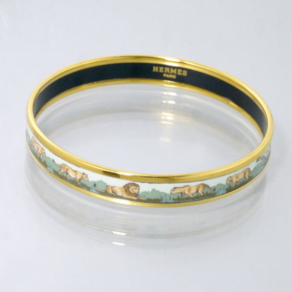 HERMES ライオン柄 エマイユPMバングル（ミント系） – Vintage Shop Rococo