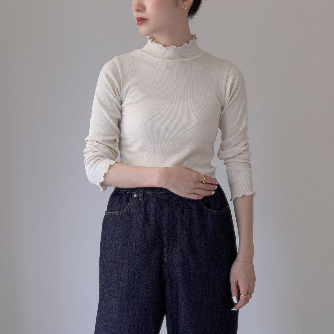 プリスティン 新品未使用タグ付き チューブテレコ長袖インナーM ヤク