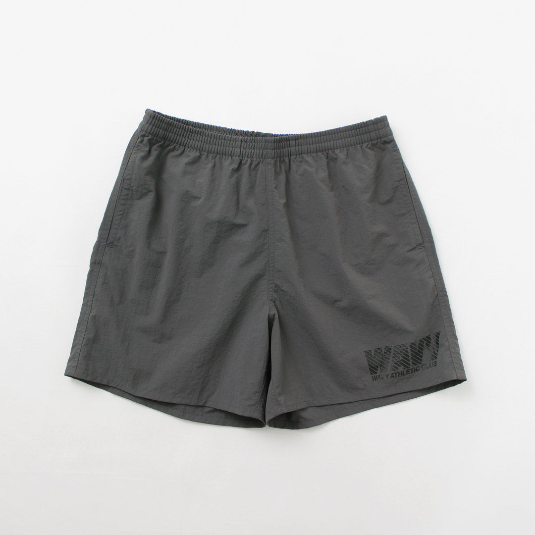 KHA:KI（カーキ） Q.D. ナイロン ショーツ WAVY / レディース ハーフ