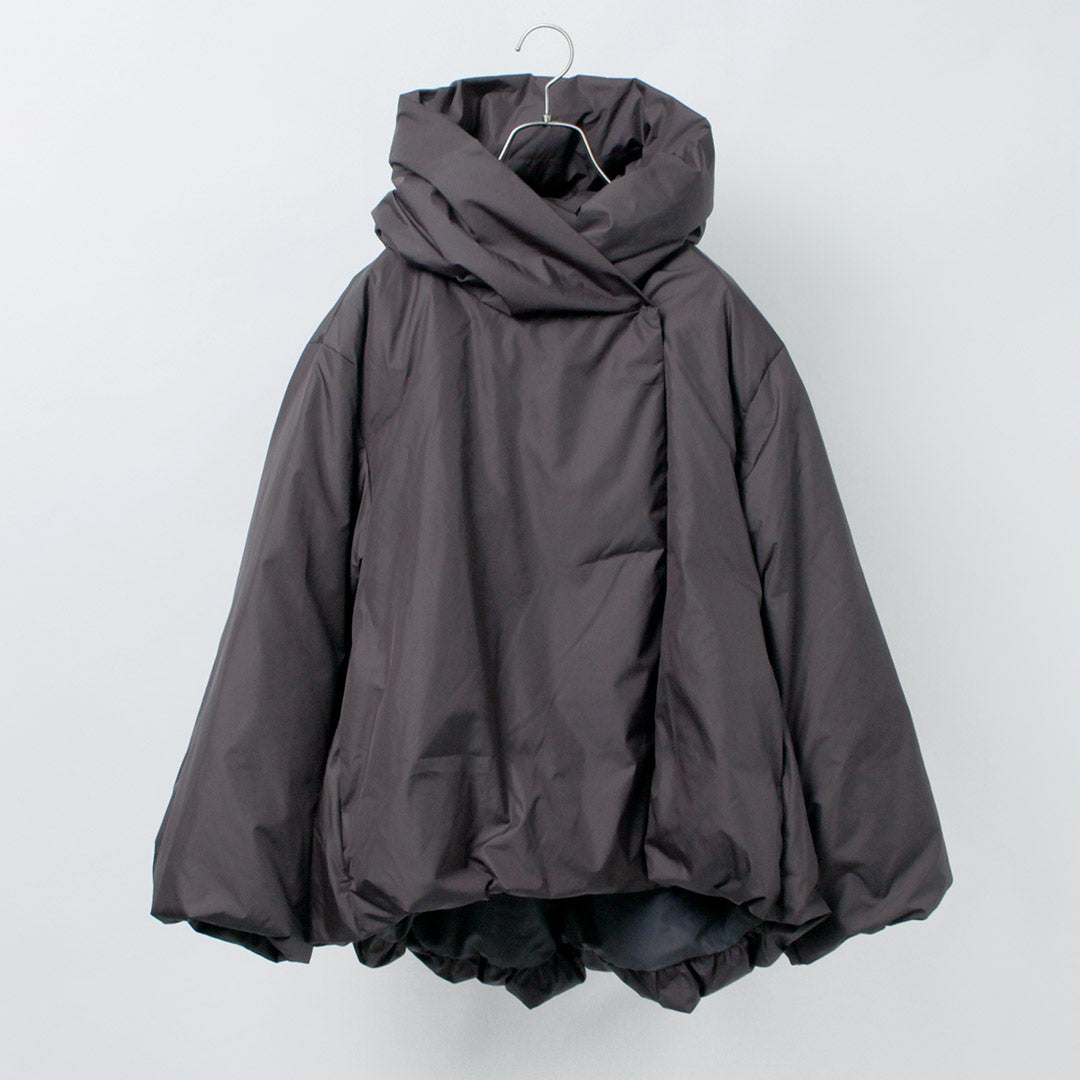 mizuiro ind（ミズイロインド） フード ショートダウン / レディース