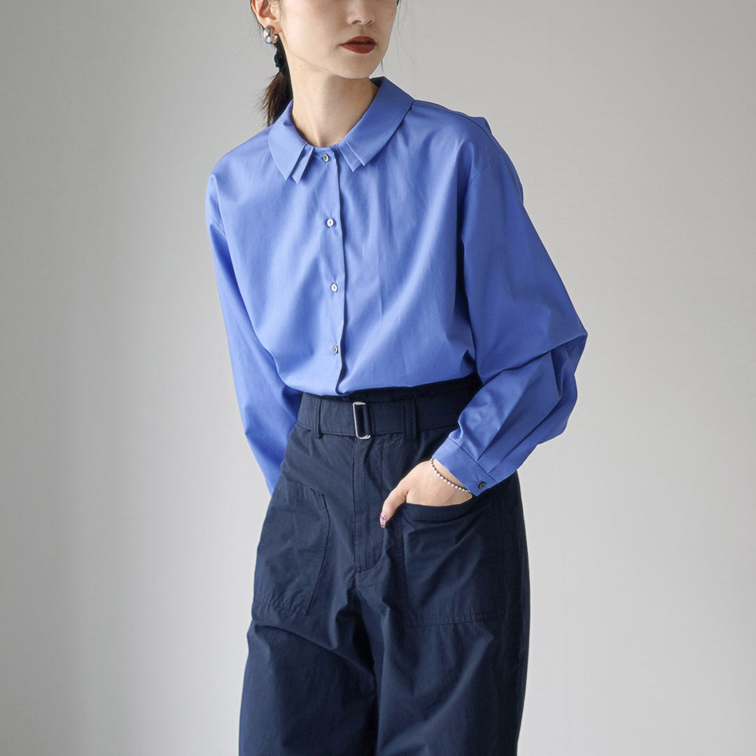 mizuiro ind（ミズイロインド） ダブルカラー シャツ / レディース