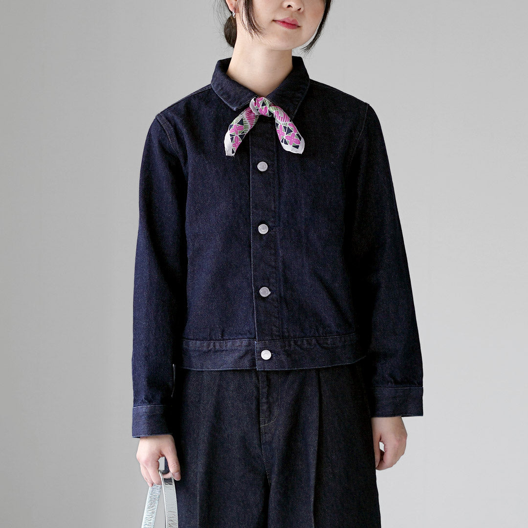 mizuiro ind（ミズイロインド） コンパクト デニム ジャケット