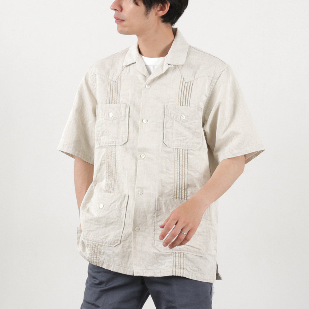 30％OFF】FOB FACTORY（FOBファクトリー） F3491 キューバシャツ