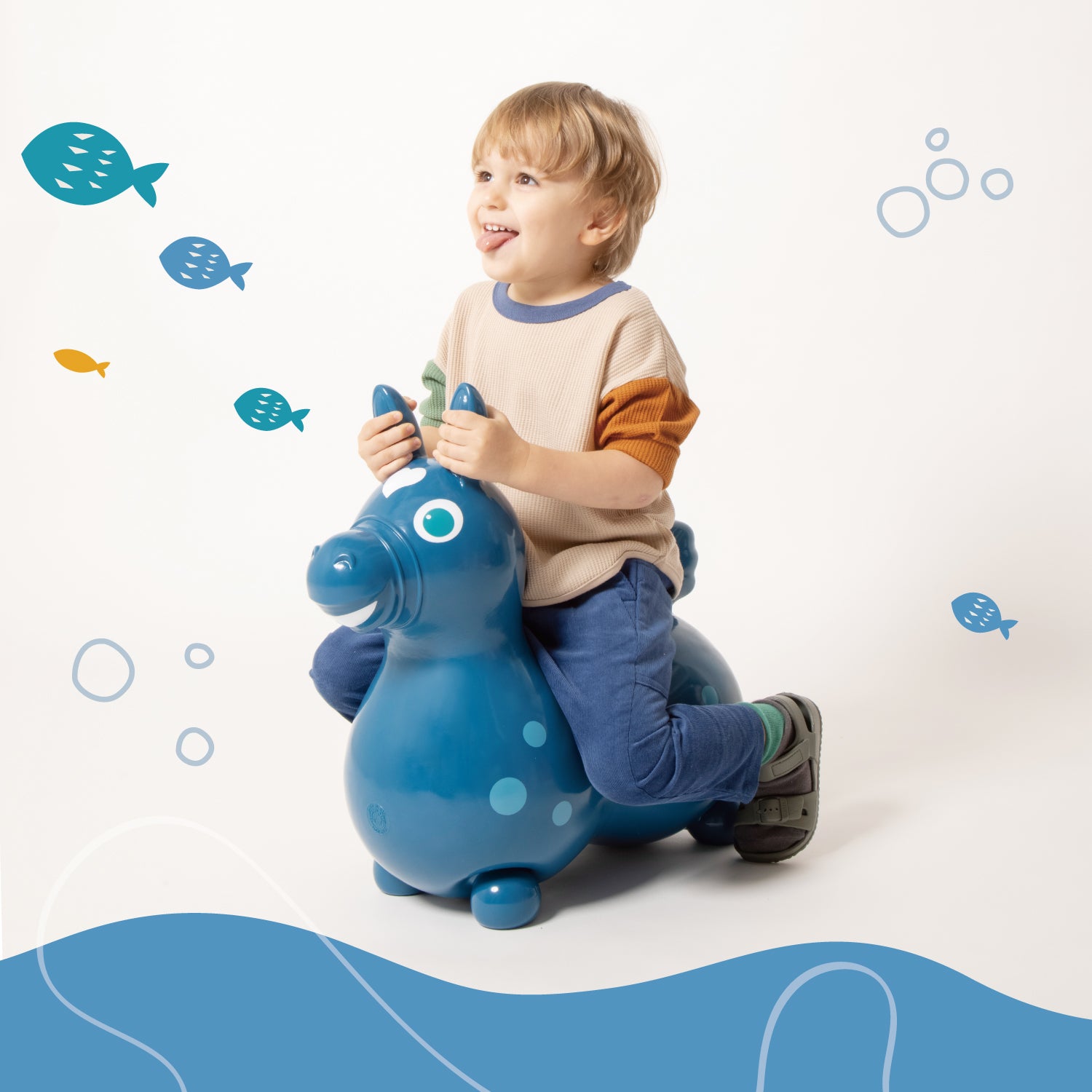 公式限定】【セットでお得】乗用ロディ LaLa(オーシャン) スピーディー