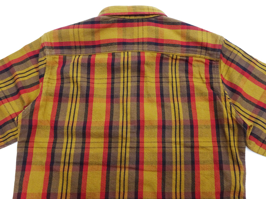 Studio D'artisan Plaid Flannel Shirt Men's Casual Heavyweight