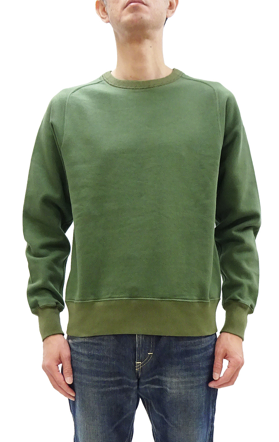 Buzz Rickson Freedom Sleeve Sweatshirt Men's Casual Plain Crewneck