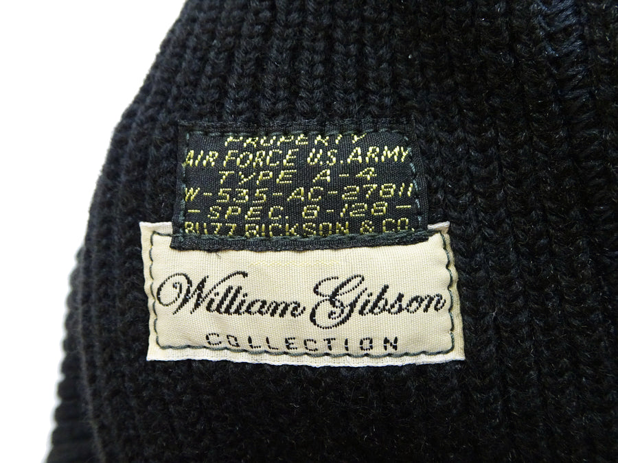 Buzz Rickson William Gibson Men's Plain Wool Knit Cap - U.S. Army