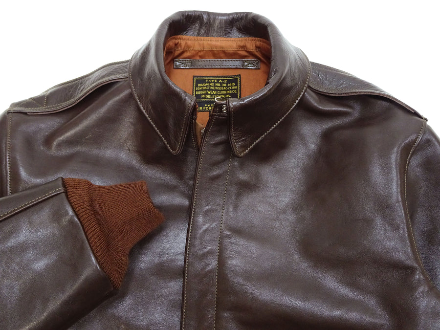 TOYS McCOY Jacket Men's A-2 Flight Jacket Plain A2 Leather Bomber