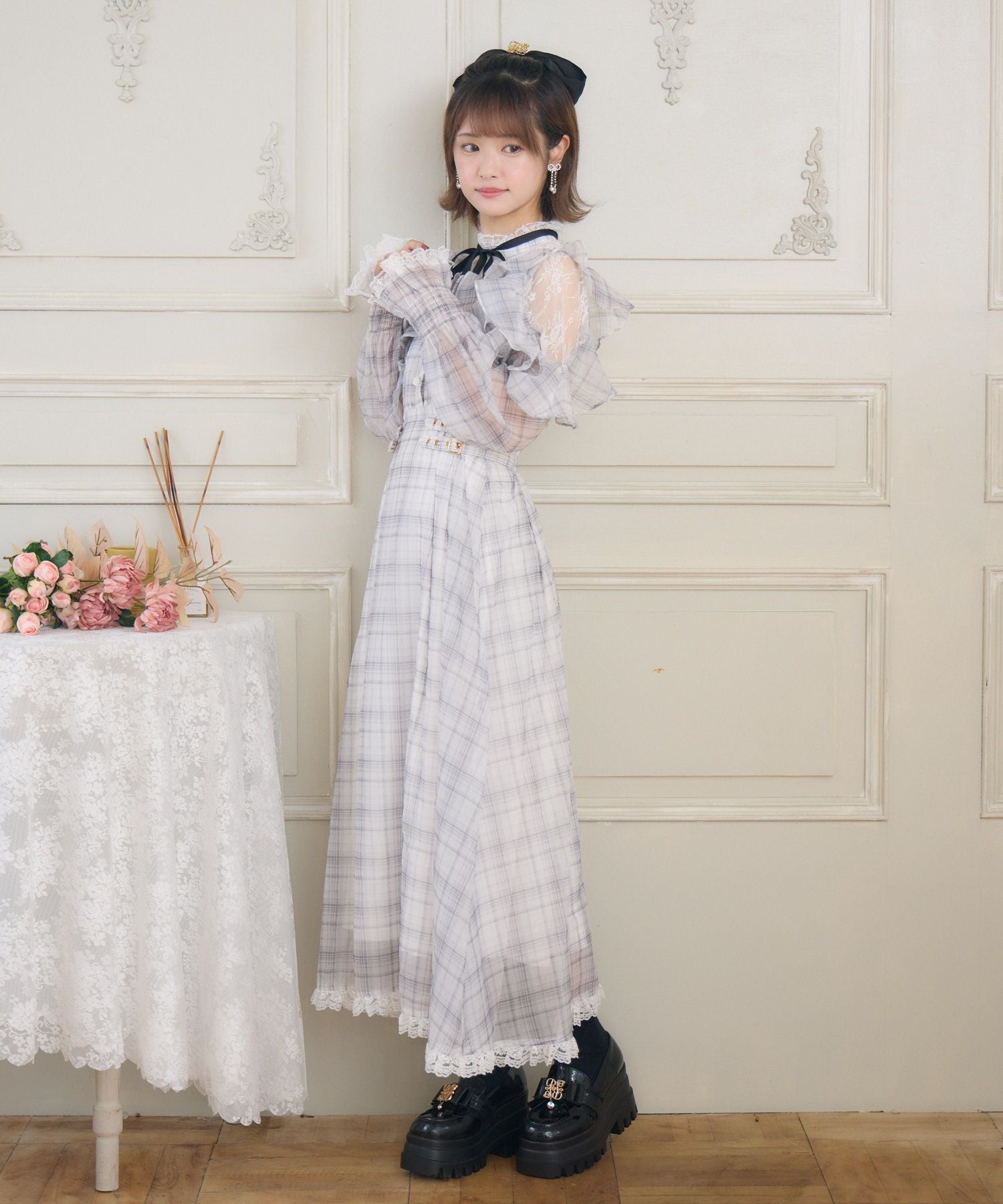 ラッフルロングワンピース | Rlab store