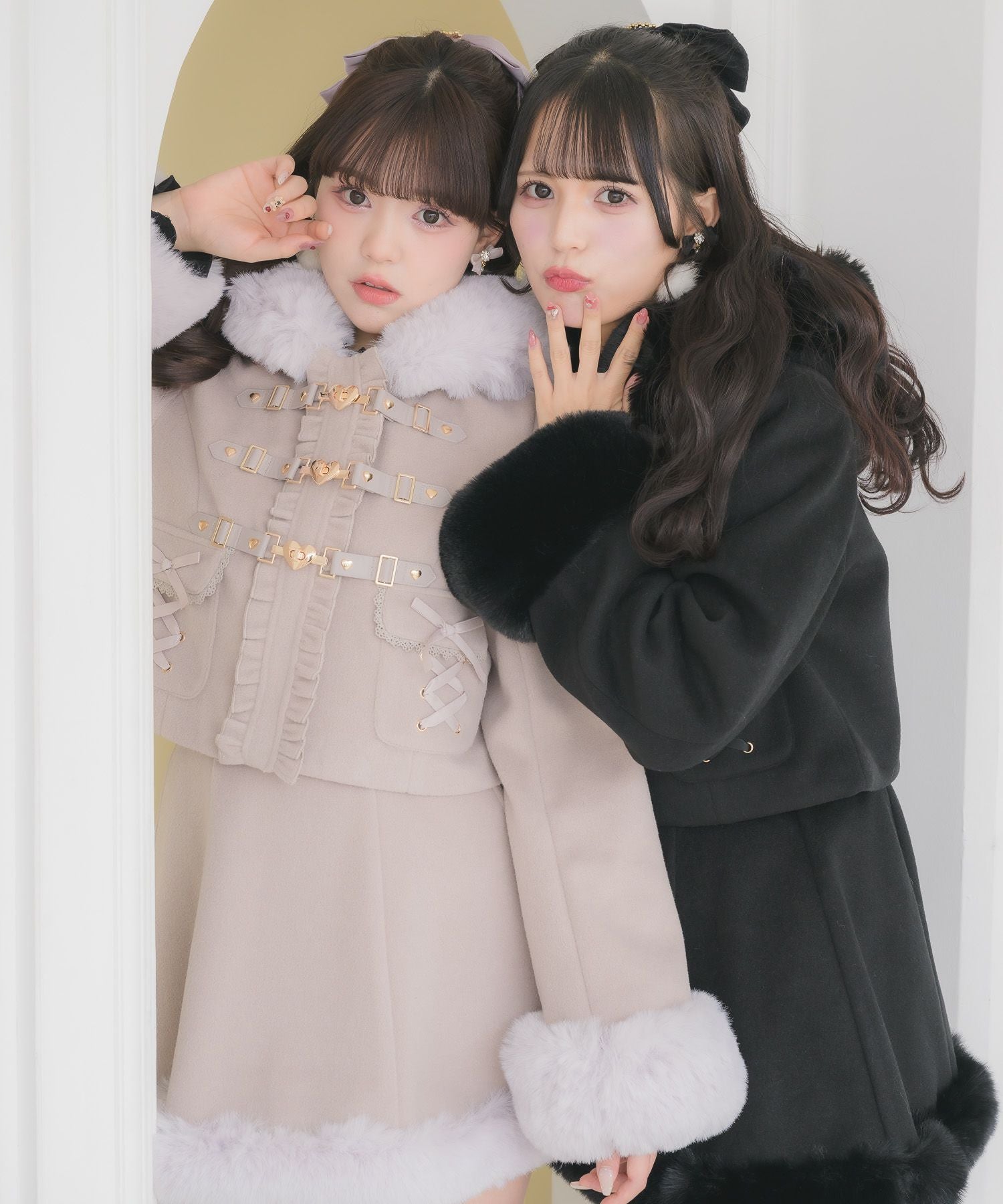 ハートバックルショートコート | Rlab store