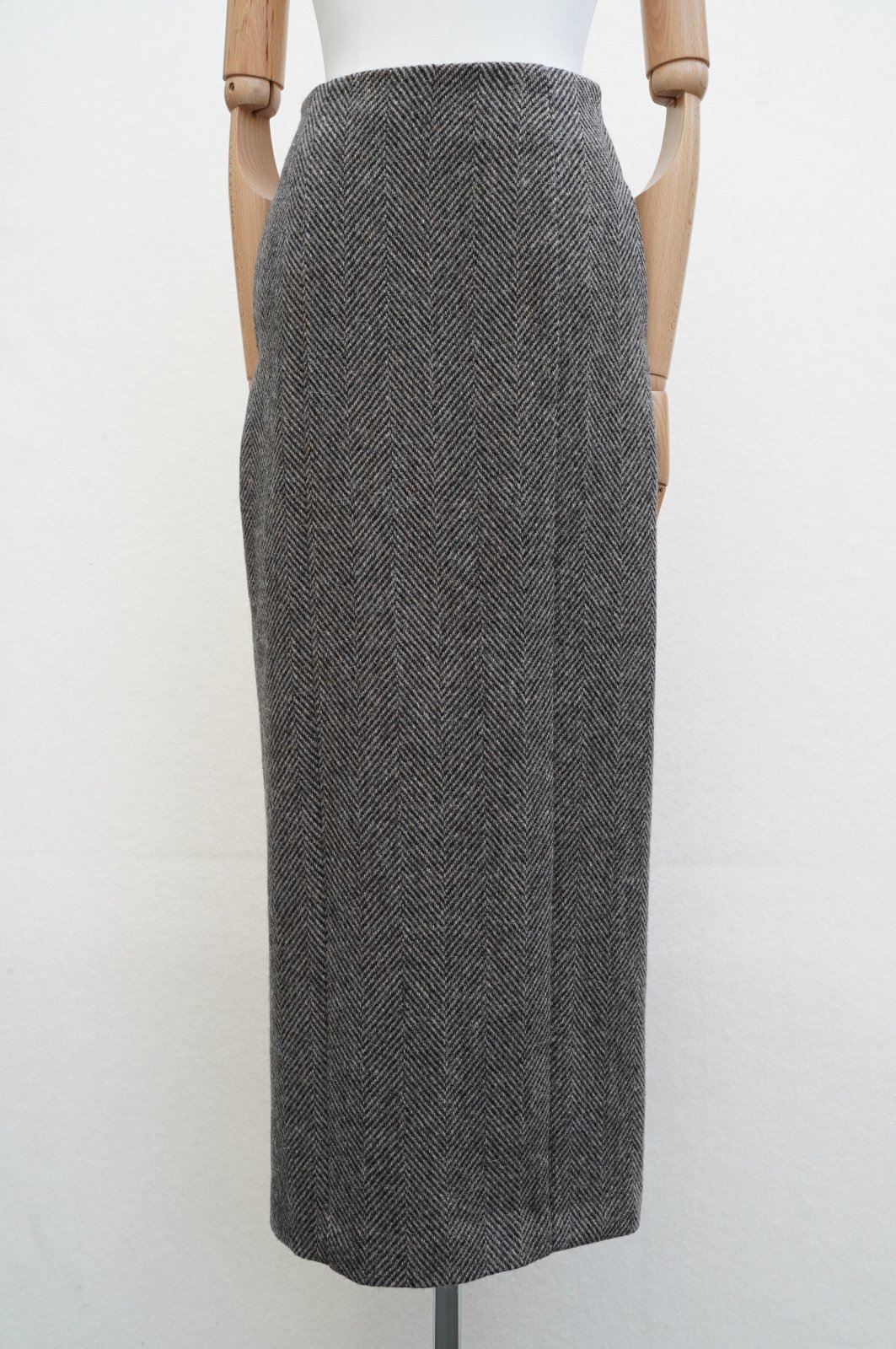 AURALEE】23FW BRITISH WOOL TWEED SKIRT AURALEE LAMA SHETLAND WOOL