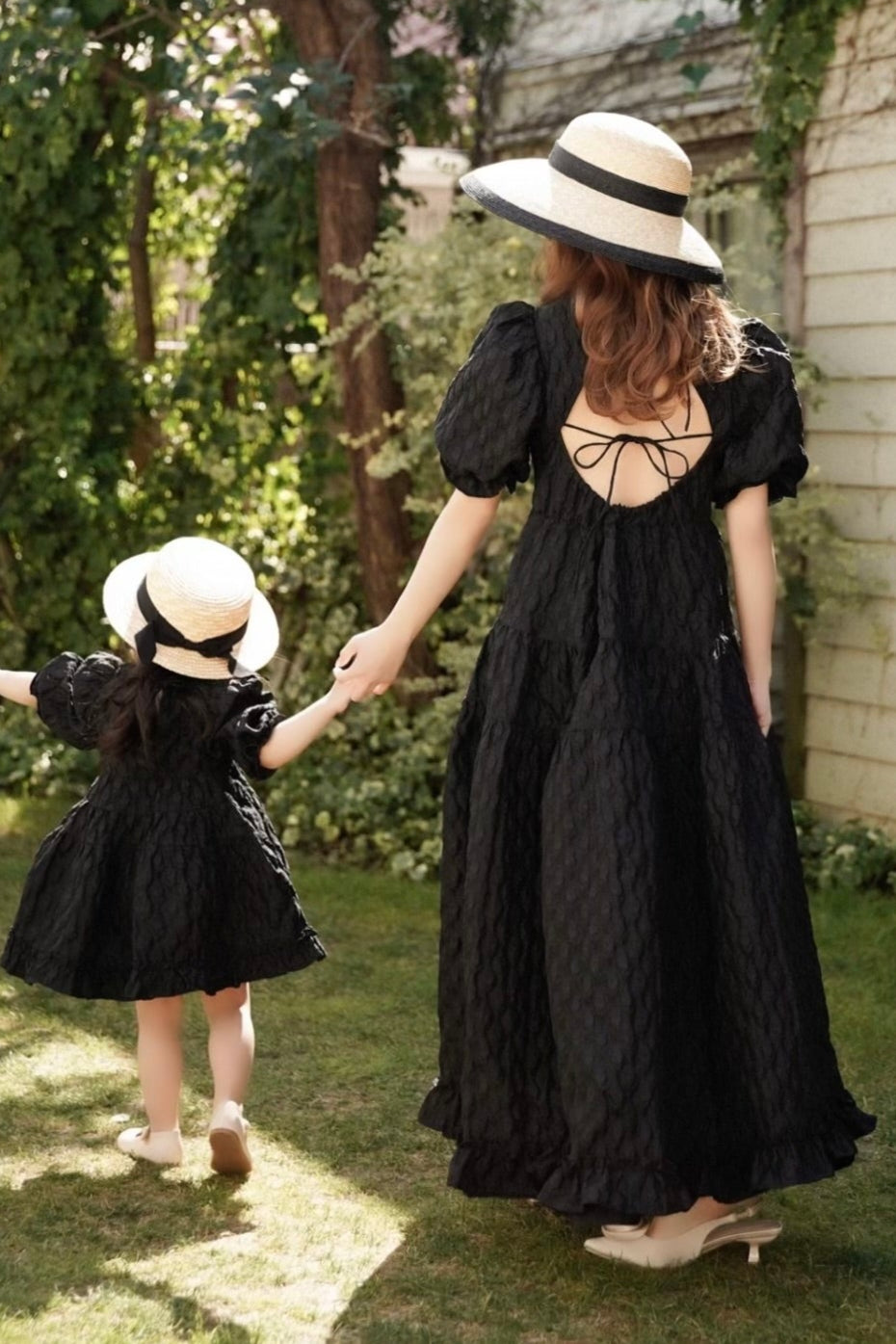 Baby Rosy luce / KIDS】 Rose jacard dress