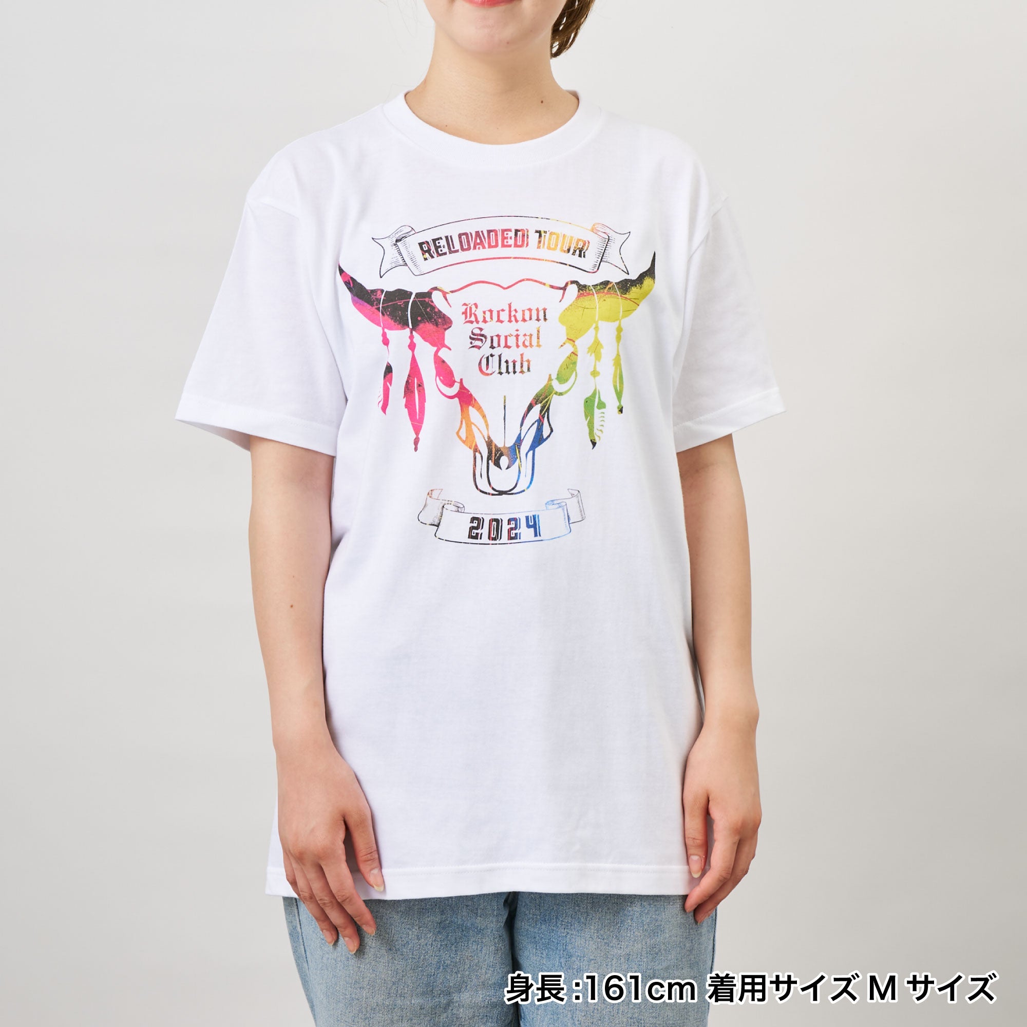 レインボーツアーTシャツ（ホワイト） – Rockon Social Club | NARITA