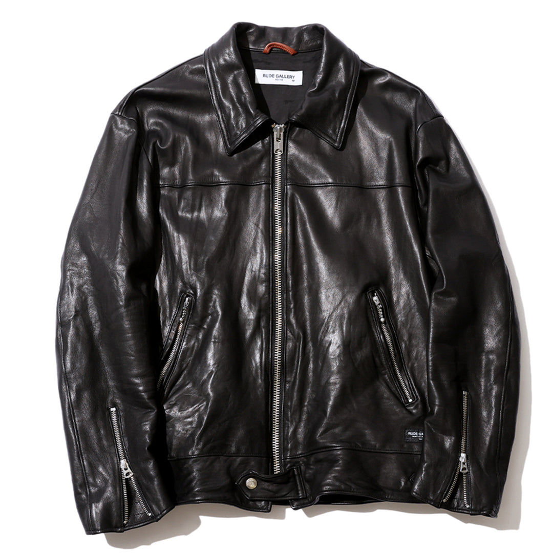 BLACK DYED LEATHER JACKETS – RUDE GALLERY OFFICIAL ONLINE SHOP