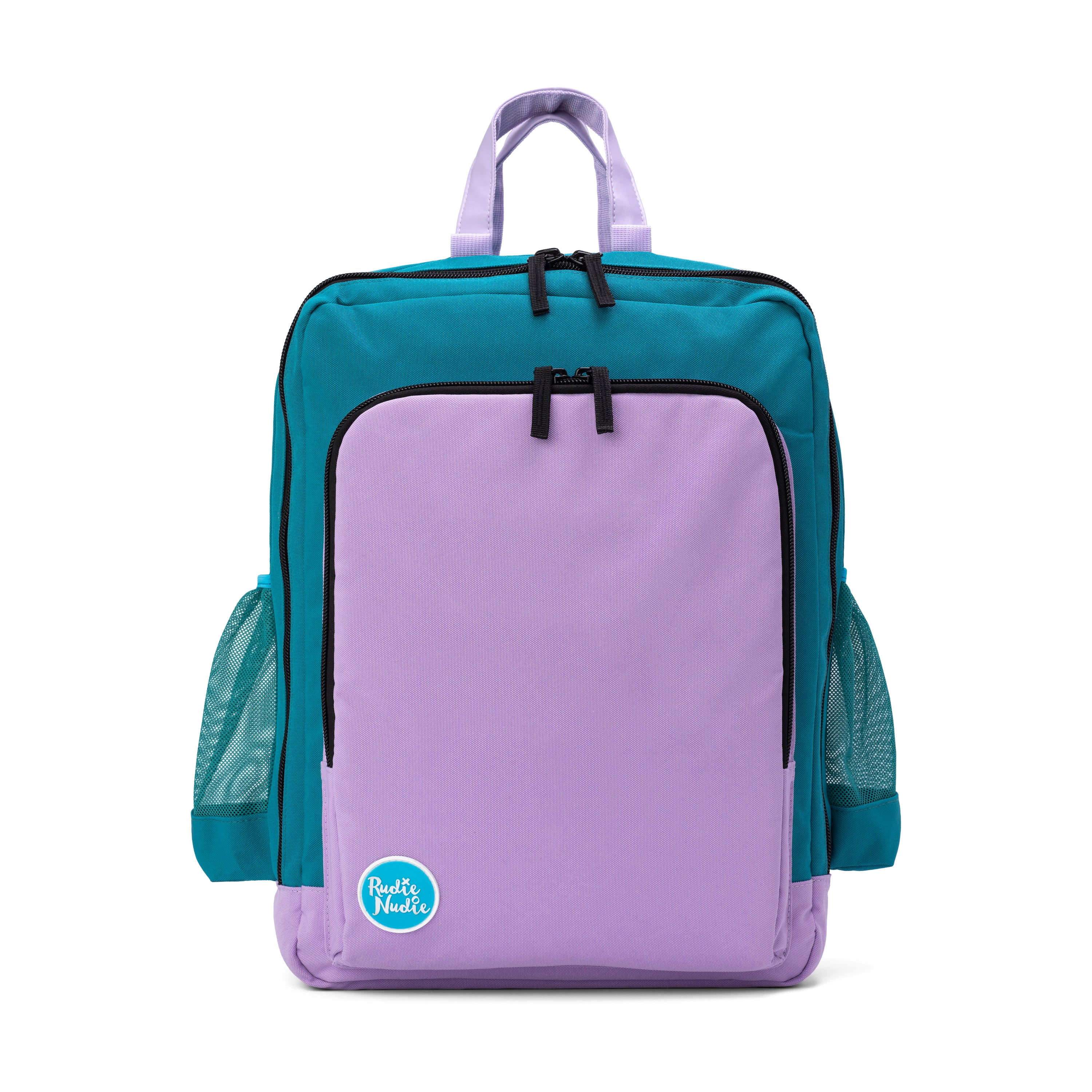 Nappy Bag Backpack - All-Purpose Parents Backpack [Lilac on Teal