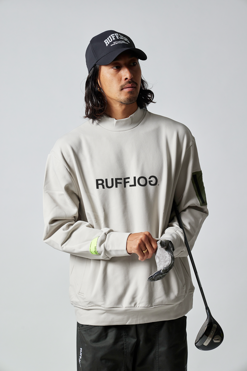 MOCK NECK SWEAT BEIGE – RUFFLOG